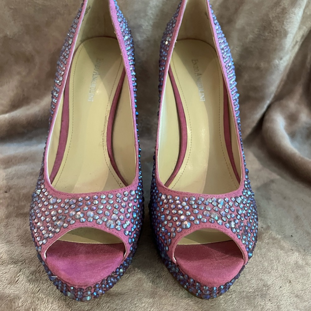 Enzo Angiolini Studded Heels
